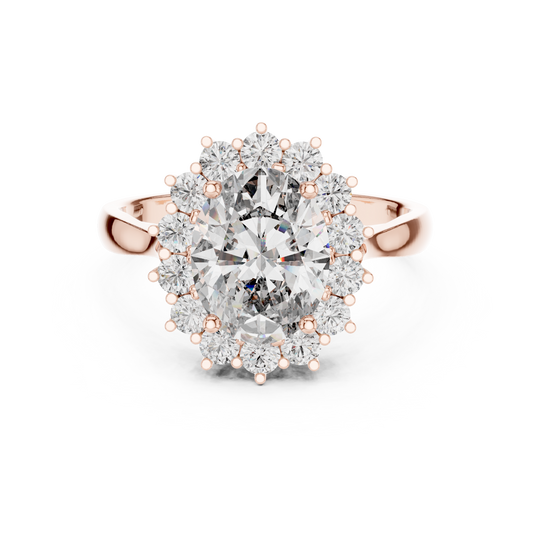 Classic Cluster Diamond Ring