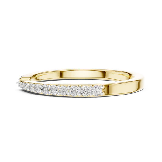 Sleek Spark Diamond Ring
