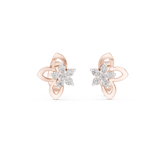 Premium Butterfly Earrings with Diamonds | Fine Gold Jewelry Gift