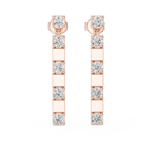Luxury Sparkling Diamond Hoops – Earrings
