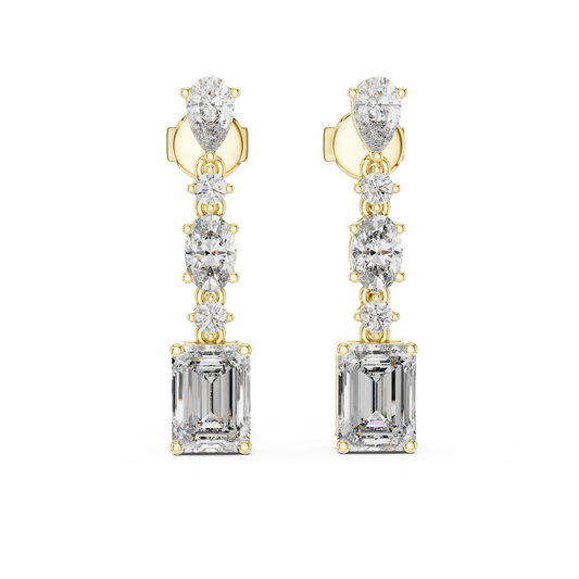 Sparkling Diamond Hoop Earrings – Elegant Design