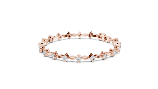 Aurelia Marquise Link Bracelet