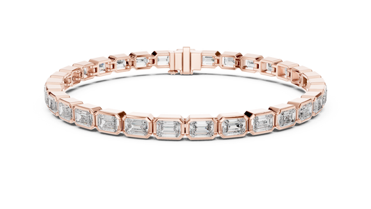 Baguette Diamond Line Bracelet