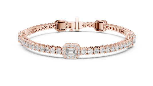 Bold Elegance Diamond Bracelet