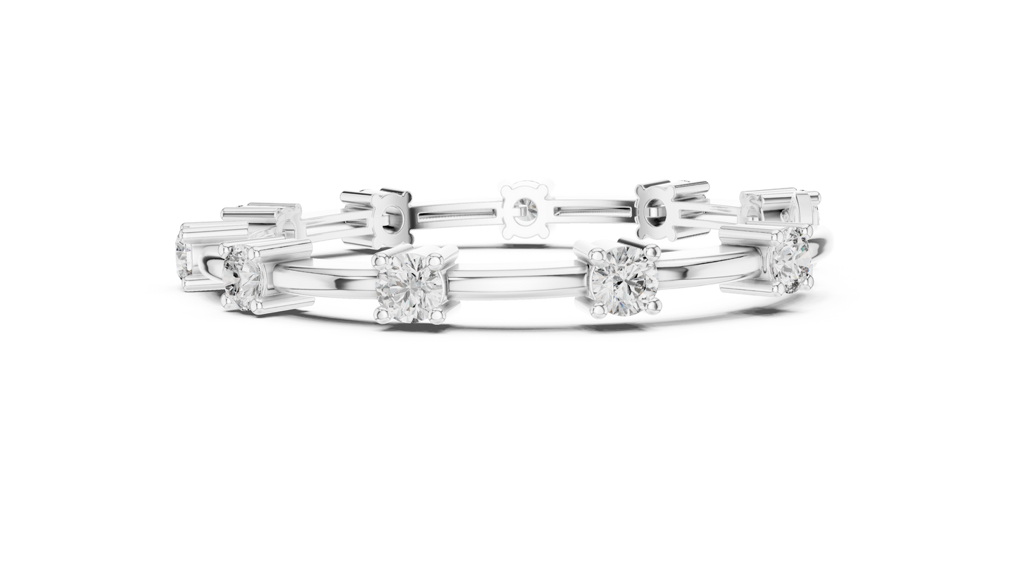 Classic Round Diamond Tennis Bracelet