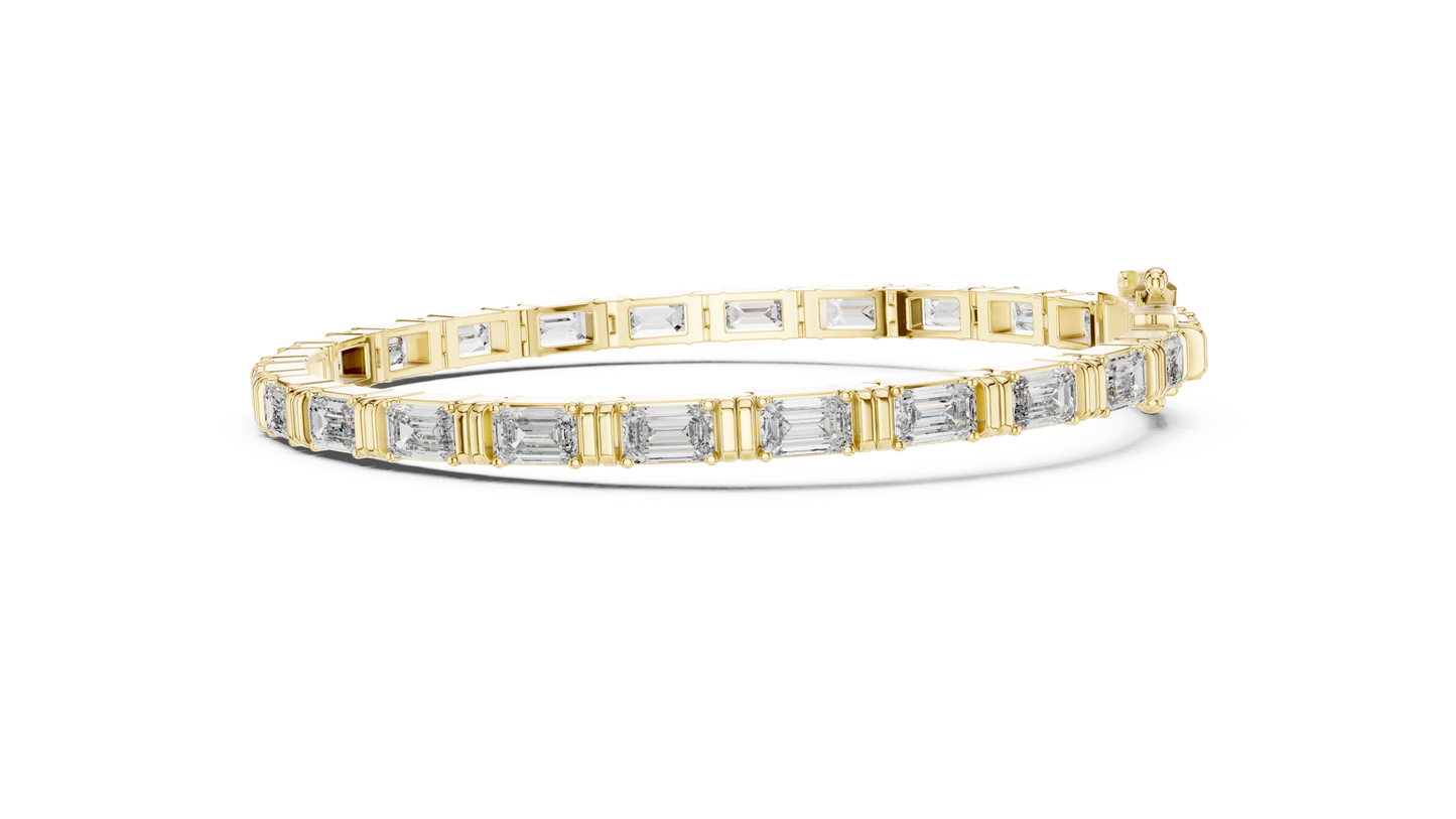 Prism Segment Diamond Bracelet