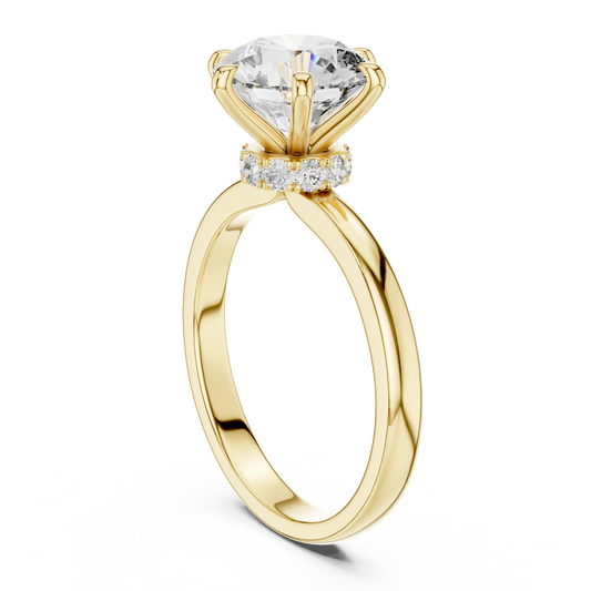 Round Cut Diamond Ring – Elegant Luxury Engagement Ring