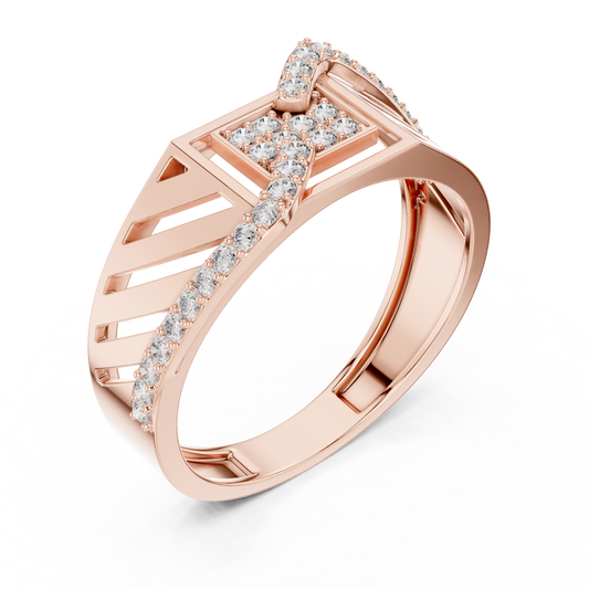 Prime Diamond Statement Ring – Modern Gold Jewelry.