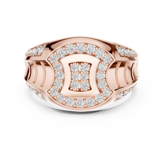 A Bold Rose Gold Statement Ring