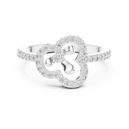 Timeless Floral Diamond Ring
