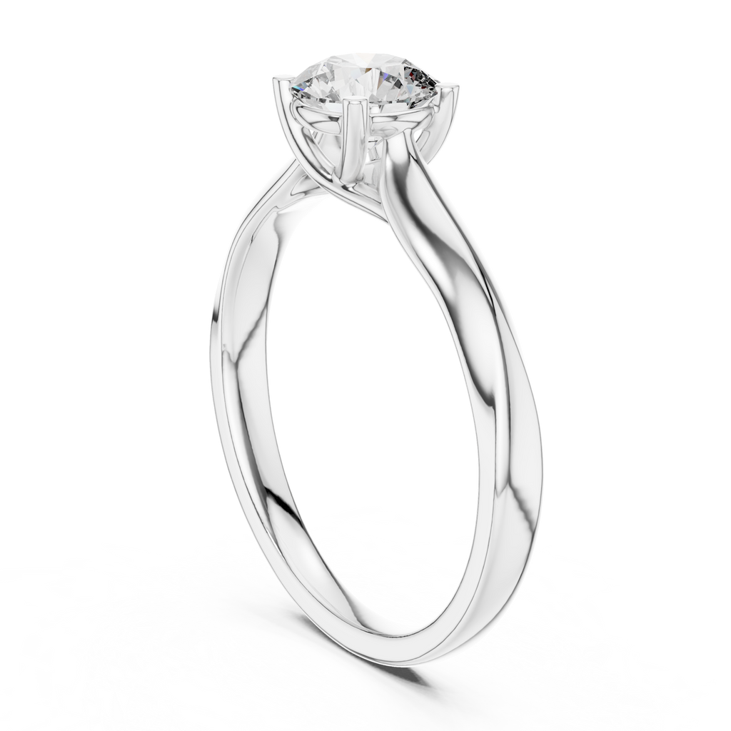 Graceful Diamond Engagement Ring