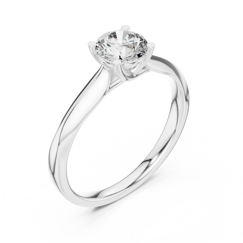 Graceful Diamond Engagement Ring
