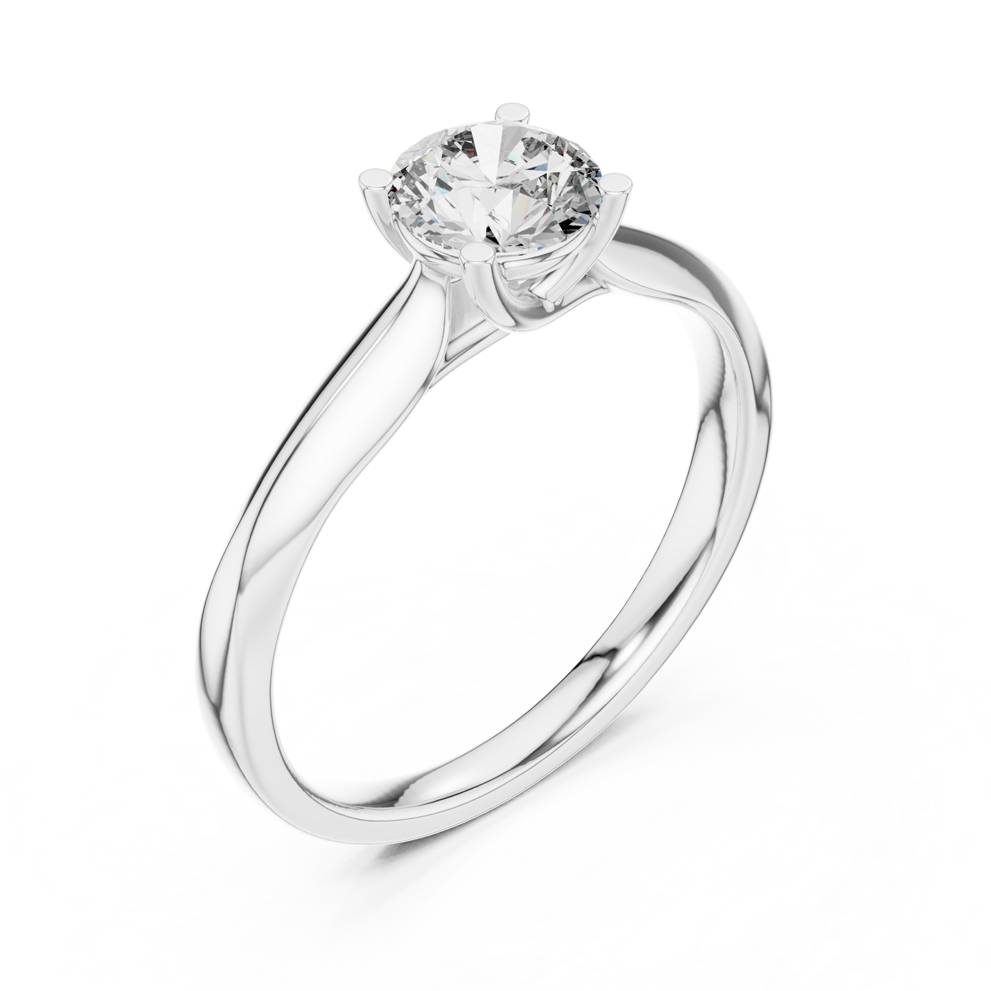 Graceful Diamond Engagement Ring