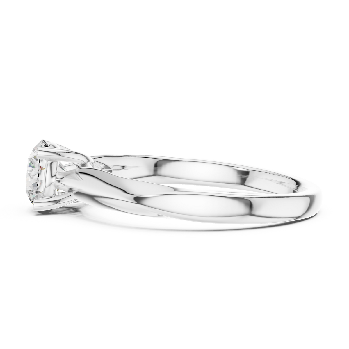 Graceful Diamond Engagement Ring