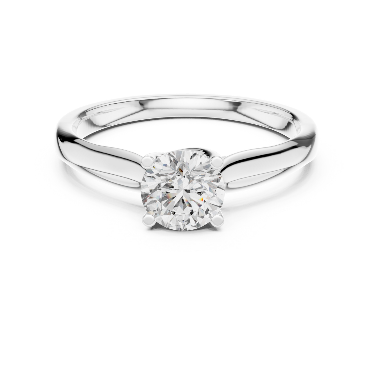 Graceful Diamond Engagement Ring