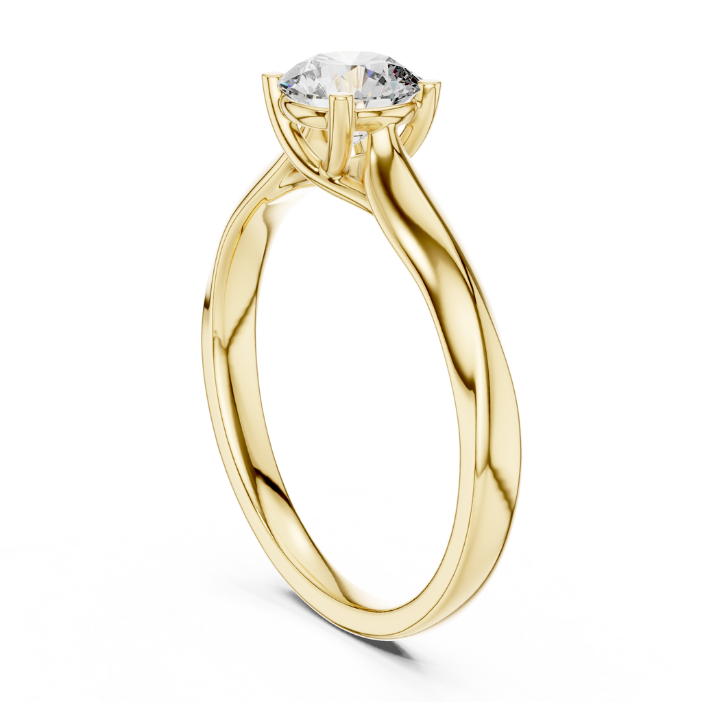 Graceful Diamond Engagement Ring