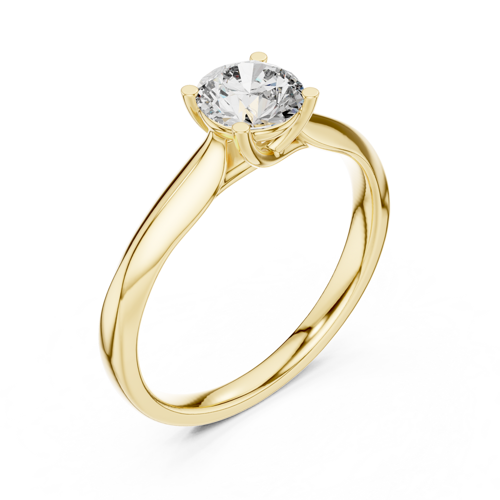 Graceful Diamond Engagement Ring