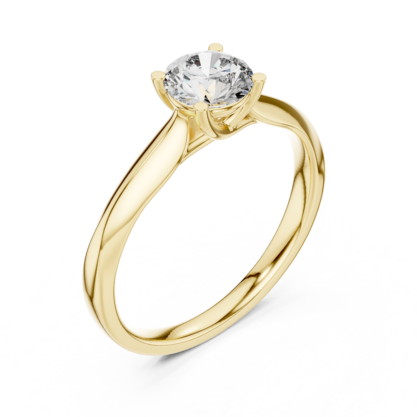 Graceful Diamond Engagement Ring