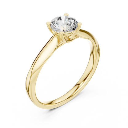 Graceful Diamond Engagement Ring