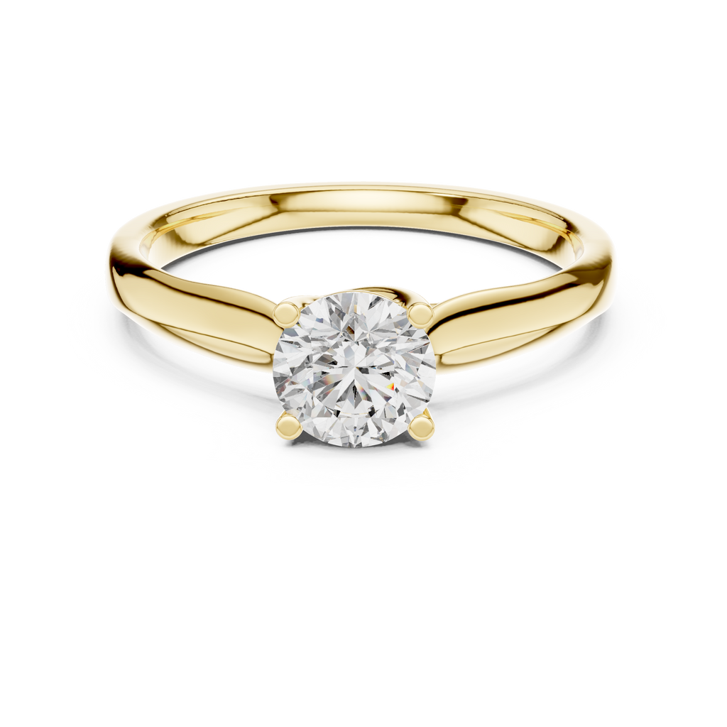 Graceful Diamond Engagement Ring