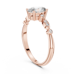 Romantic Oval Cut Engagement Ring