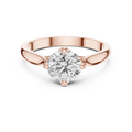 Minimalist Diamond Engagement Ring