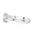 Minimalist Diamond Engagement Ring