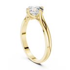 Minimalist Diamond Engagement Ring