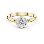 Minimalist Diamond Engagement Ring