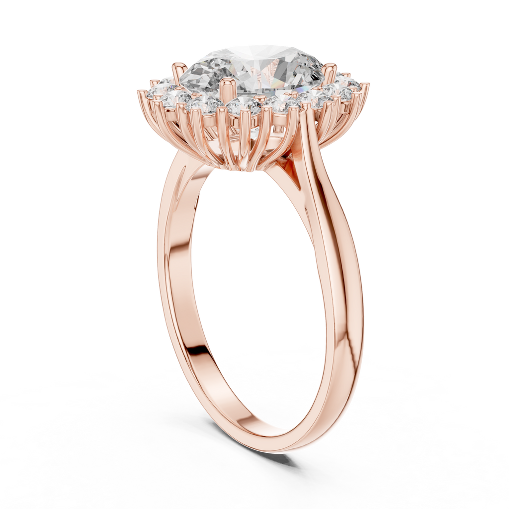 Classic Cluster Diamond Ring