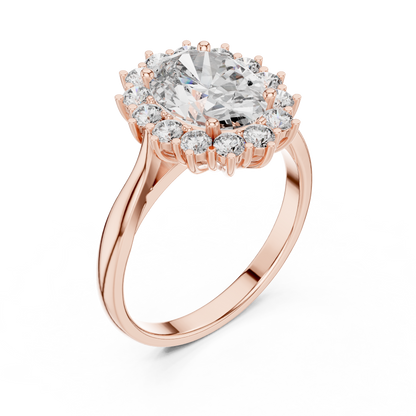 Classic Cluster Diamond Ring