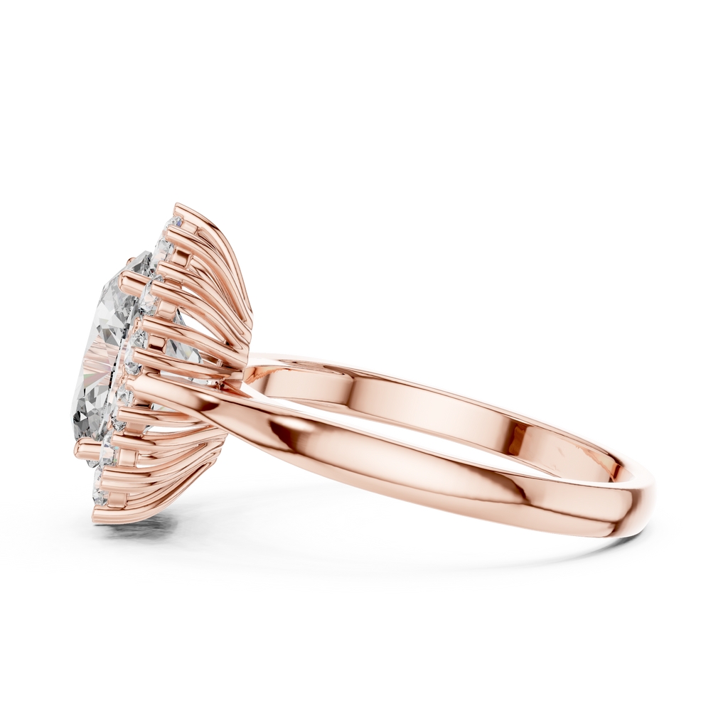 Classic Cluster Diamond Ring