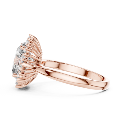 Classic Cluster Diamond Ring