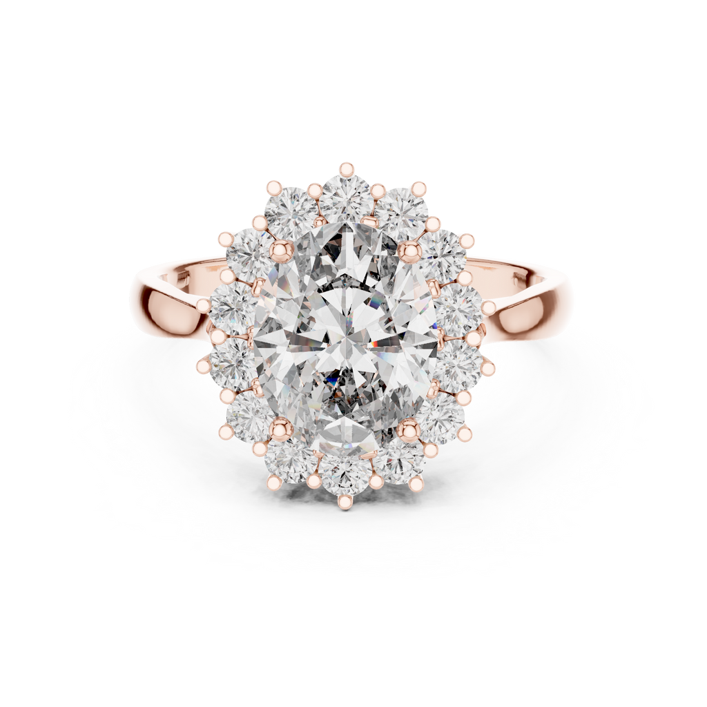 Classic Cluster Diamond Ring