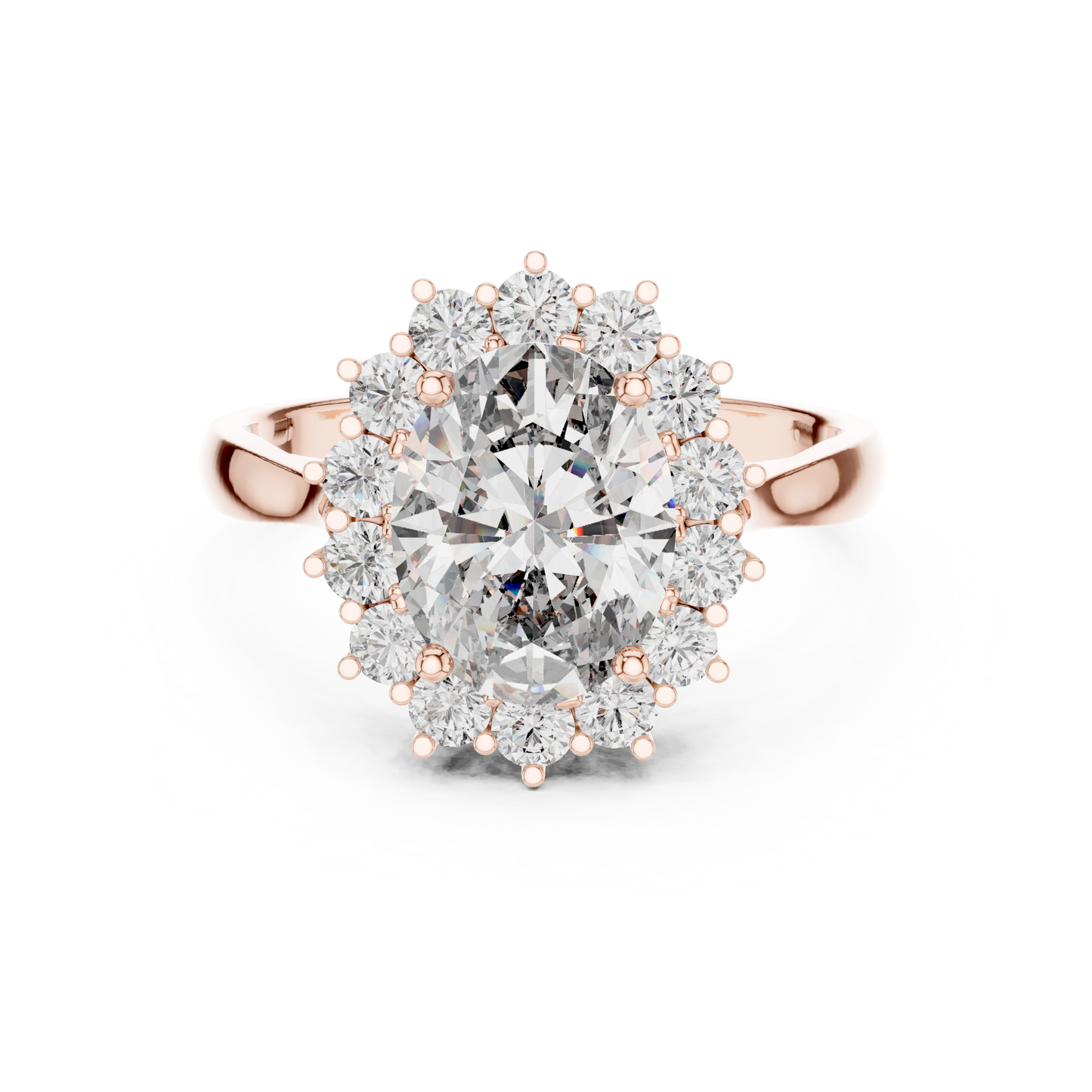 Classic Cluster Diamond Ring