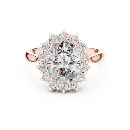 Classic Cluster Diamond Ring