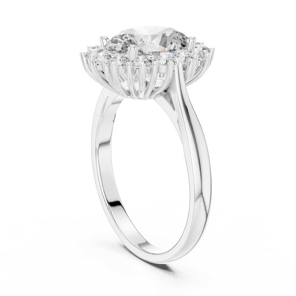 Classic Cluster Diamond Ring