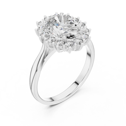 Classic Cluster Diamond Ring