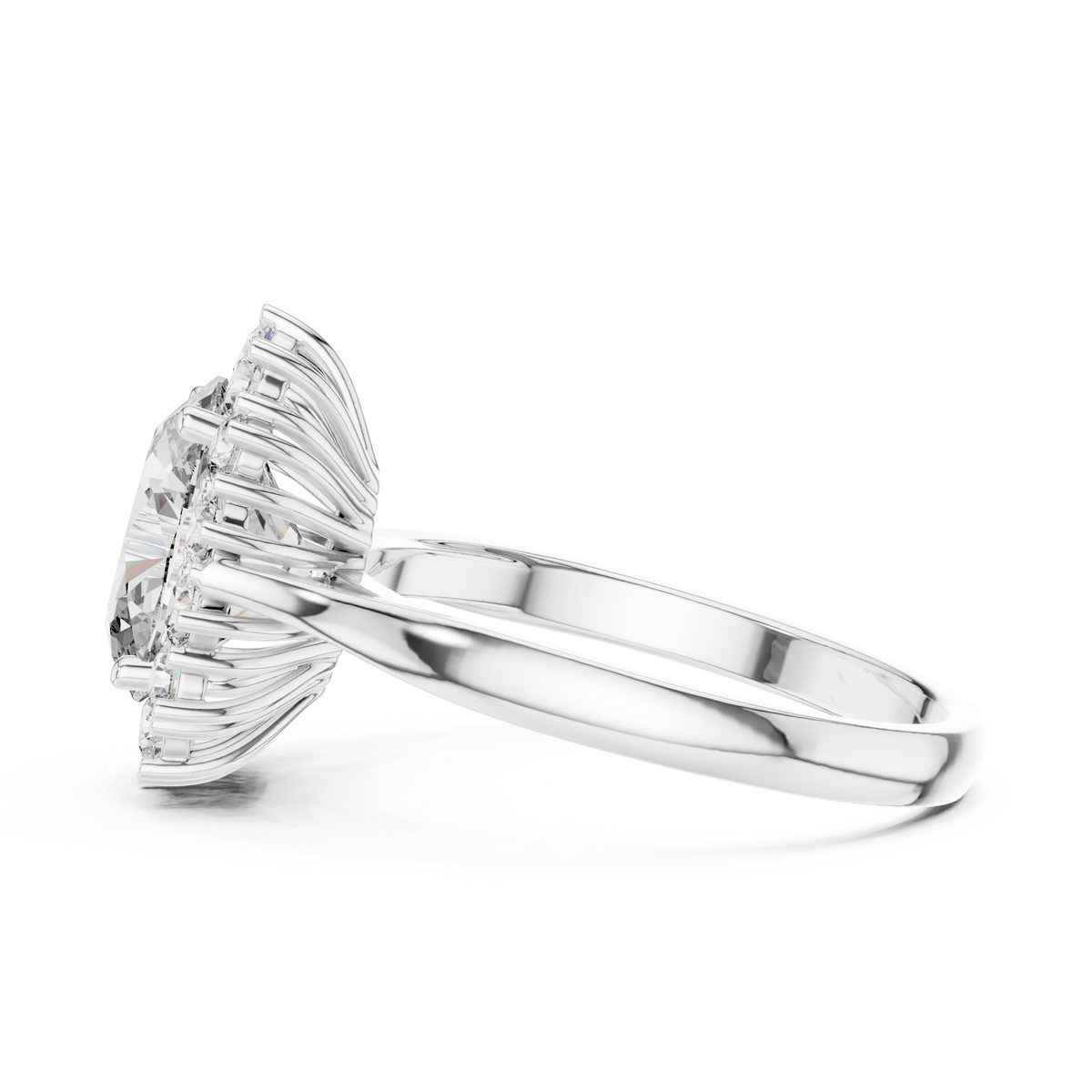 Classic Cluster Diamond Ring
