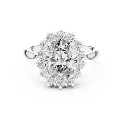 Classic Cluster Diamond Ring