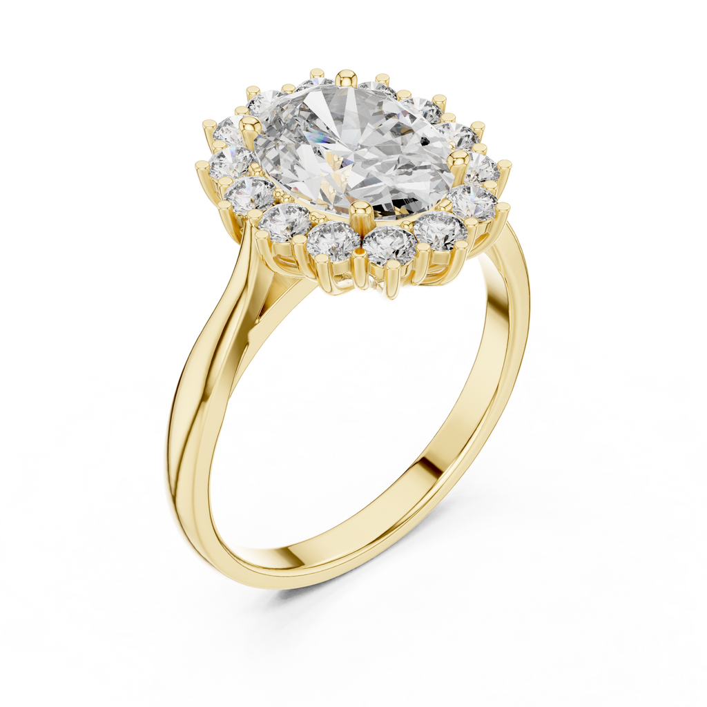 Classic Cluster Diamond Ring