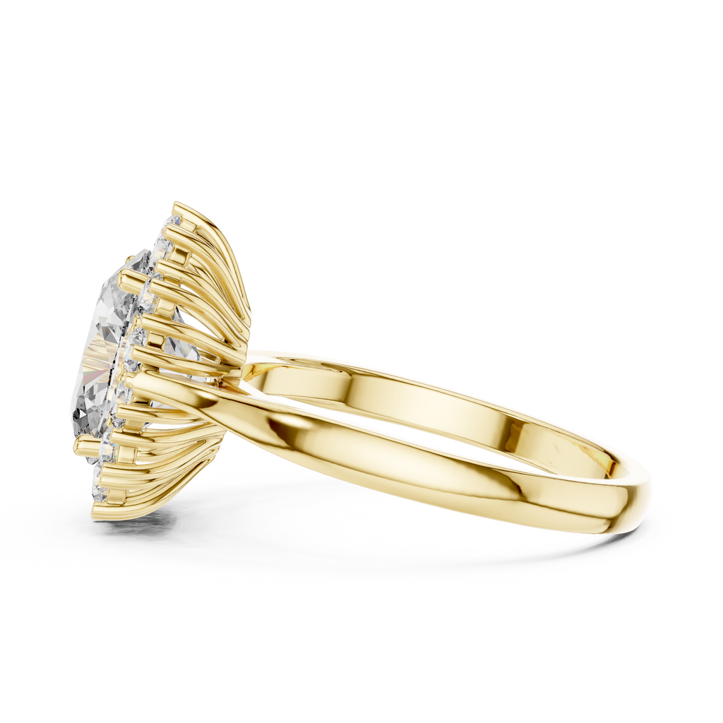 Classic Cluster Diamond Ring