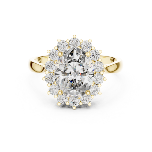 Classic Cluster Diamond Ring