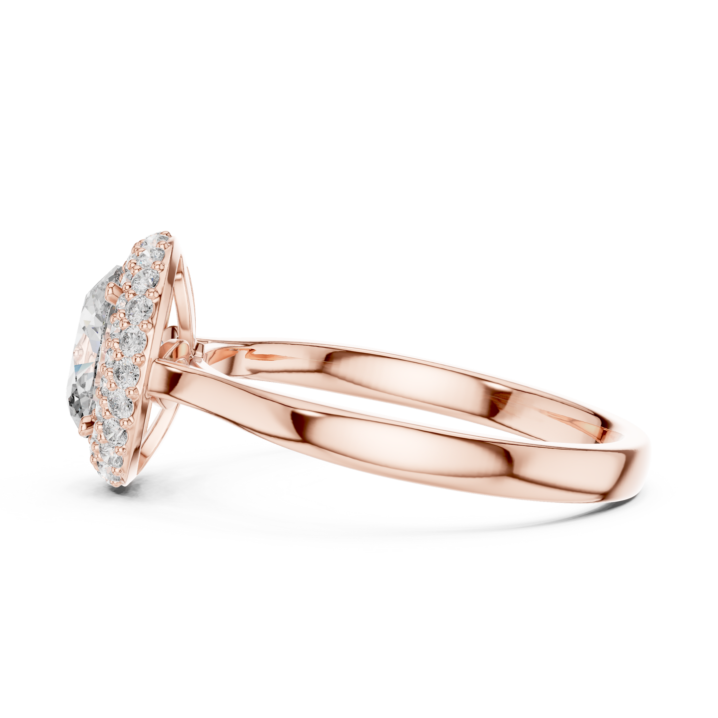 Elegant Oval Engagement Ring