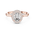 Elegant Oval Engagement Ring
