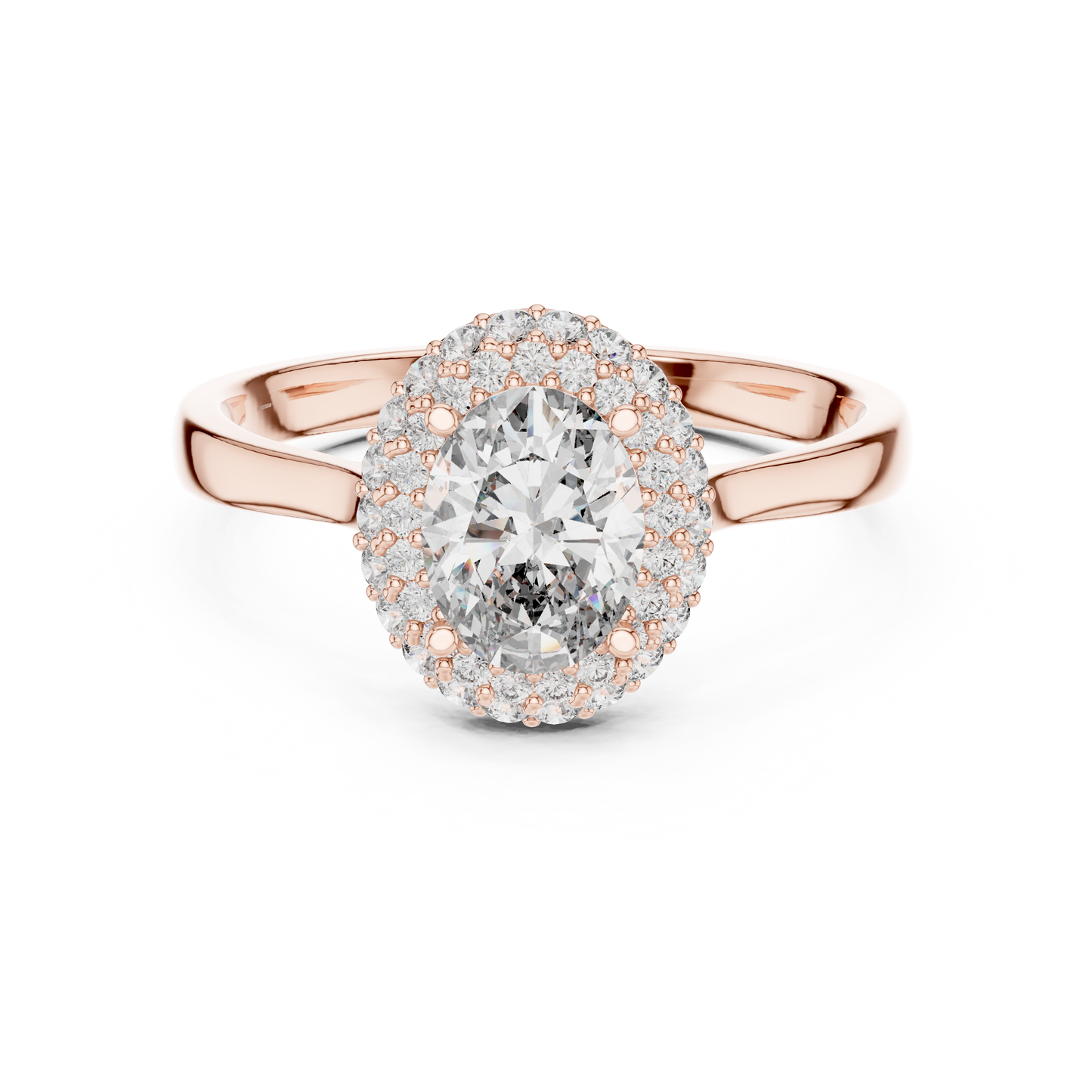 Elegant Oval Engagement Ring