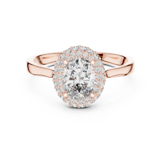 Elegant Oval Engagement Ring