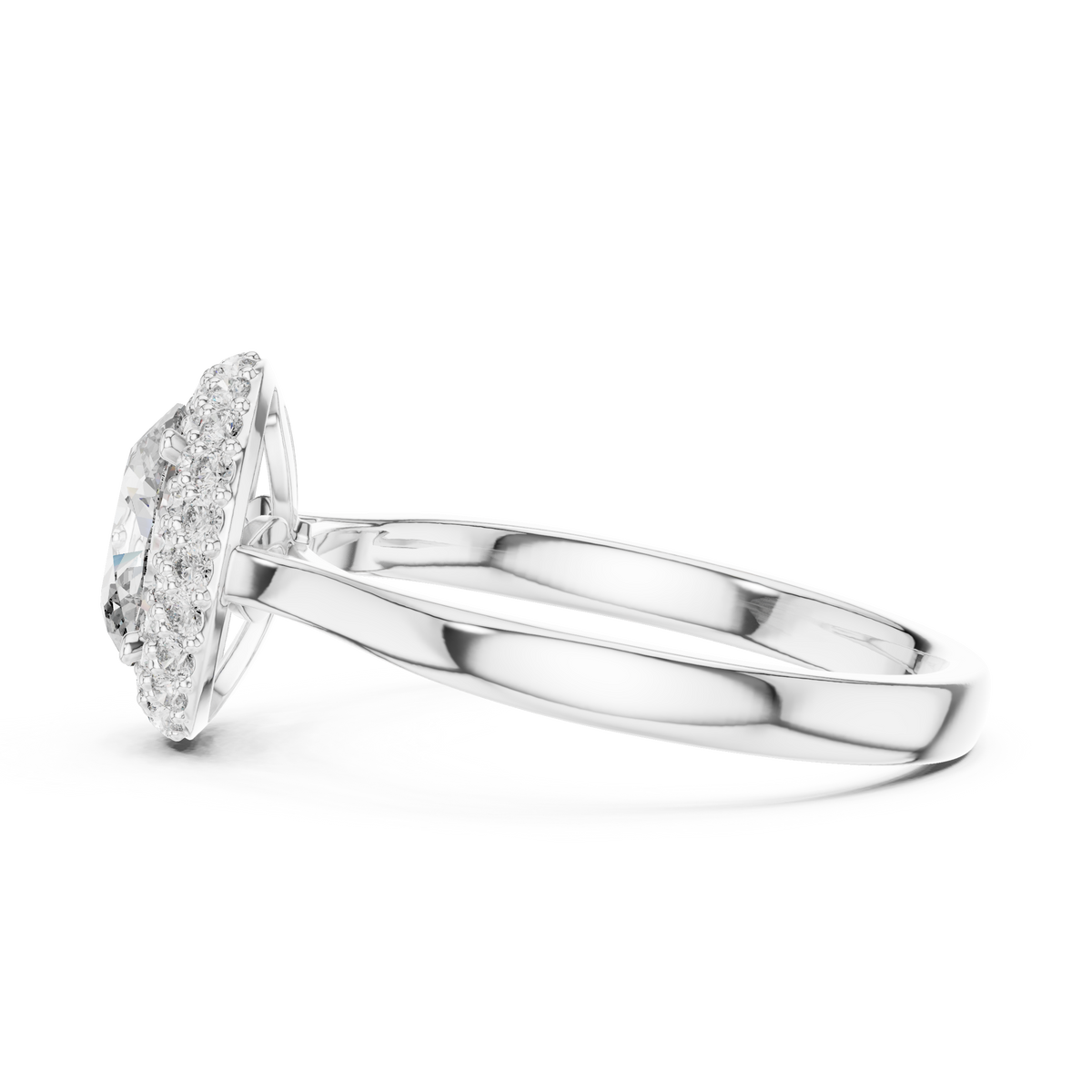 Elegant Oval Engagement Ring