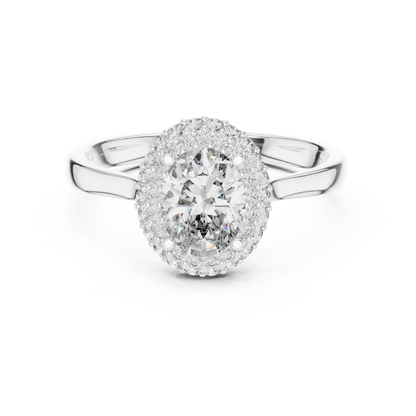 Elegant Oval Engagement Ring