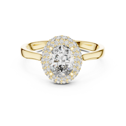 Elegant Oval Engagement Ring